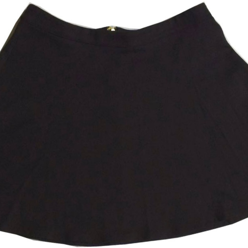 Black mini skirt